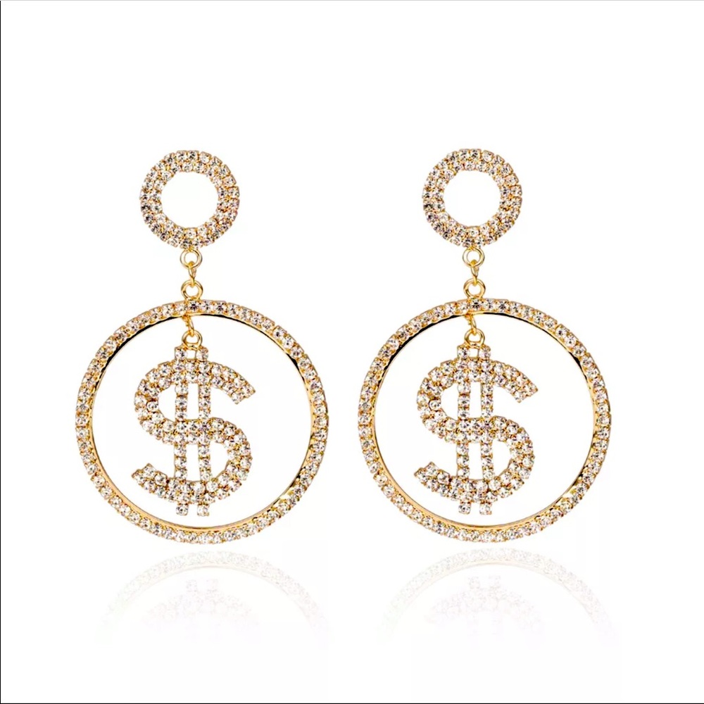 $ glad bling earrings